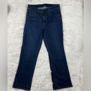 J brand Selena mid rise crop boot size 28